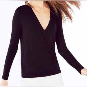 BCBGMaxAzria Wrap Top